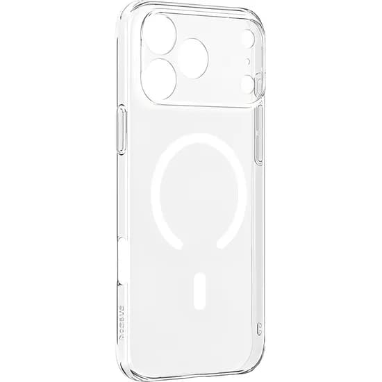 Estojo Protetora Baseus Crystal Slim Magnetic para iPhone 17 Pro Max - Transparente (P0045T05)