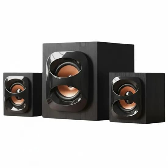 Caixa de Som Sate AS-628BL BT MDF Madeira