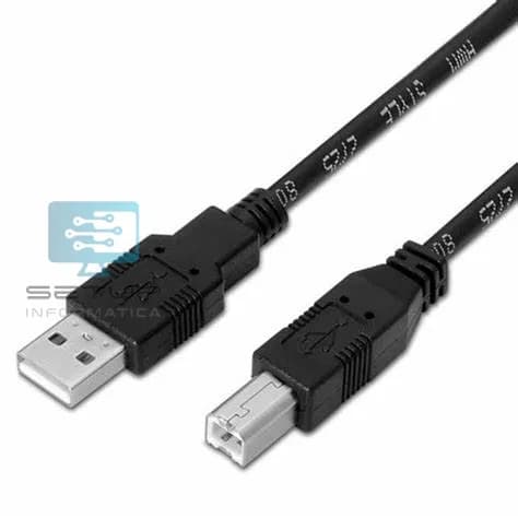 Cable USB 2.0 p/ Impresora Negro 1.50MTS