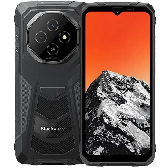 Celular Blackview Fort 1 / Dual Sim / 128GB / 4GB Ram / 6.56" / 16MP + 2MP - 8MP / Android 15 - Preto