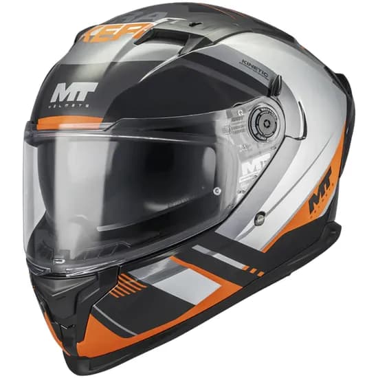 Capacete MT Helmets Braker SV Inception B4 - Fechado - Tamanho M - com Óculos Interno - Gloss