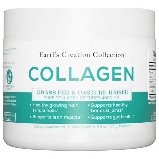 Earths Creation Colágeno Grass Fed e Pasture Raised