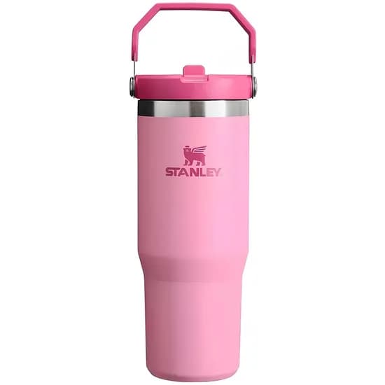 Garrafa Térmica Stanley The Iceflow Flip Straw Tumbler 887ML - Peony
