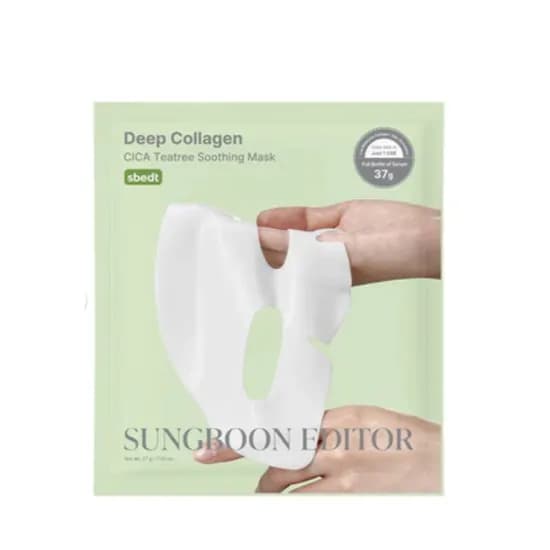 Sungboon Editor Deep Collagen Cica Teatree Soothing Mask