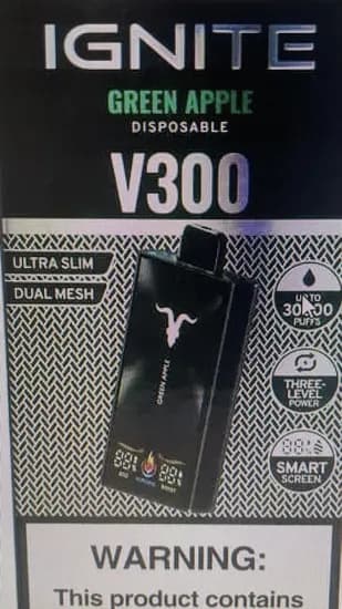Ignite V300 Black Green Apple