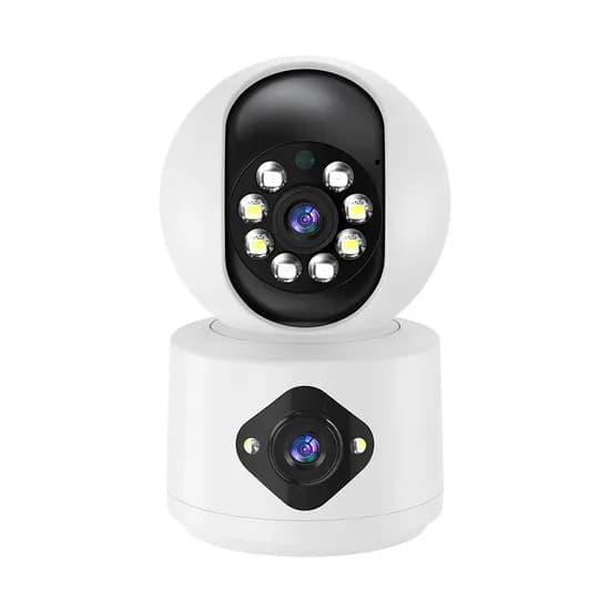 Camera de Segurança Smart Xo CR07 Supreme 2 Lentes/4MP/Wifi/Bluetooth - Branco