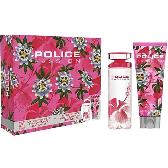 Kit Perfume Police Passion Edt 100ML + Loção Corporal 125ML - Feminino 2 Peças