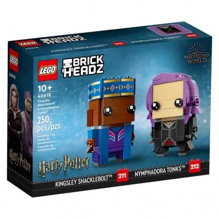 Lego Brick Headz Harry Potter Kingsley Shacklebolt & Nymphadora 40618