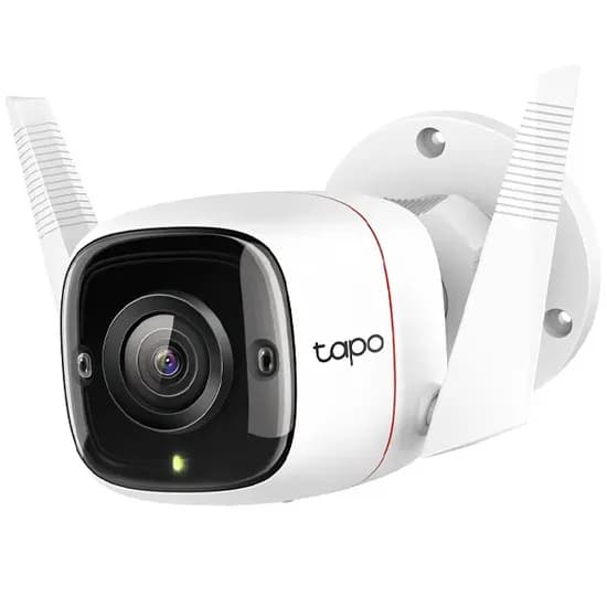 Câmera IP TP-Link Tapo C310 2K com Wi-Fi e Microfone - Branco