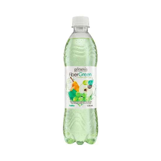 Agua Funcional Génesis Fibergreen Manzana Pera Y Uva - 500ML