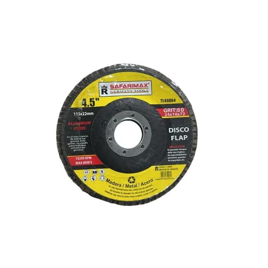 Disco Flap 115MM X 80GR Safarimax