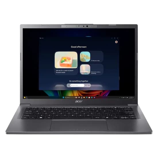 Notebook Acer Aspire 14 Ai Intel Core Ultra 5-226V 16GB Ram 1TB SSD Tela 14" Wuxga Touch Windows 11 Inglês Cinza - A14-52MT-59DP