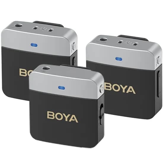 Microfone Sem Fio Boya BY-M1V2 (2TX+1RX)