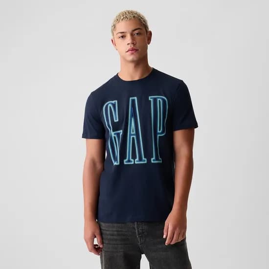 Remera Gap V-FRCH Neon Corp Azul Neon