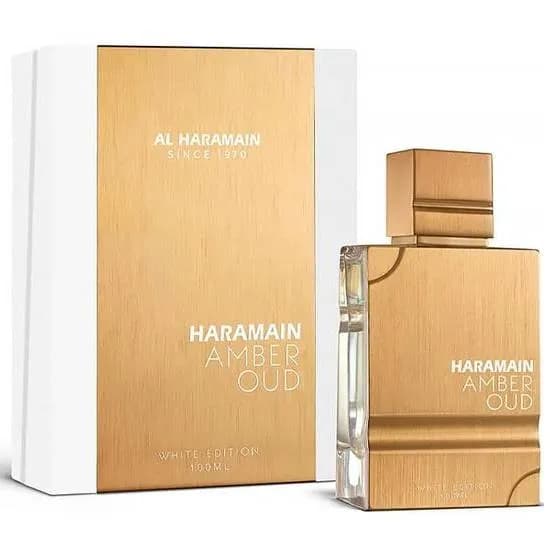 Perfume Al Haramain Amber Oud White 100ML Unissex