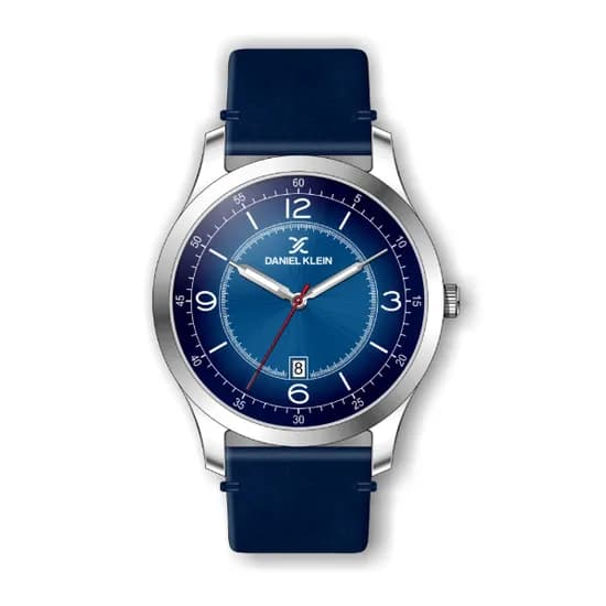Relógio Analógico Masculino Daniel Klein Premium DK.1.12500-3 - Prata e Azul
