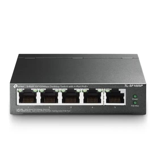 TP-Link Hub Switch TL-SF1005P 10/100MBPS 5 Puertos RJ45 Grey