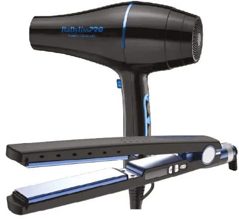 Babyliss Combo Nano Black Secador + Prancha BBLPP43UZ