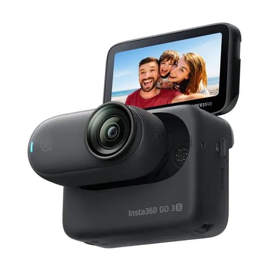 INSTA360 Camara Go 3S G03S13 Cinsaata Stand Edition 128GB Black
