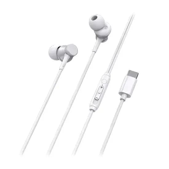 Fone G-Tide CW02 com Microfone e Conexão Type-C Branco