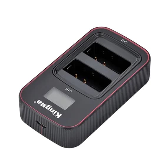 Carregador Kingma LCD USB Duplo DMW-BLG10 Panasonic
