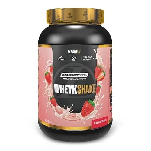 Whey Protein Landerfit Shake Strawberry Milkshake 900G