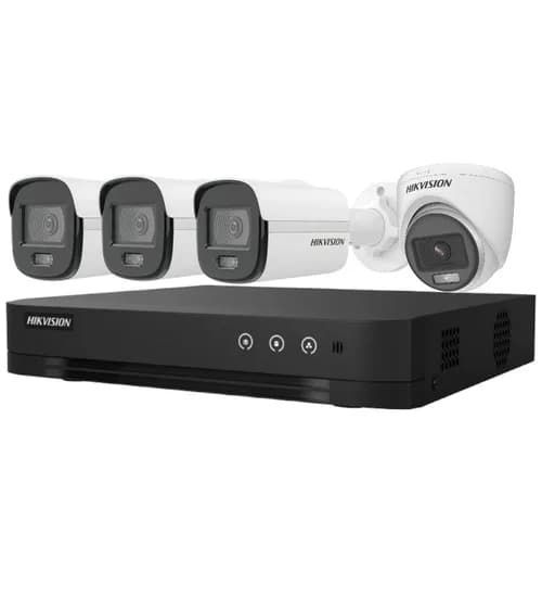 Hikvision Kit DVR 04CH KIT-7204HGHI-4CAM/CV 2.8MM