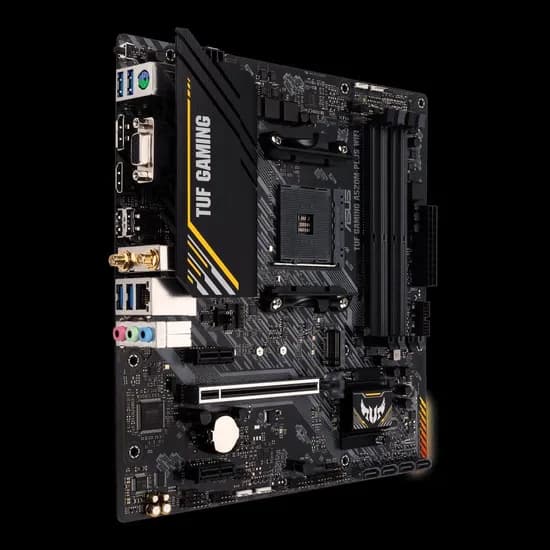 Placa Mãe AMD AM4 Asus A520M-Plus Tuf Gaming Wifi Micro ATX