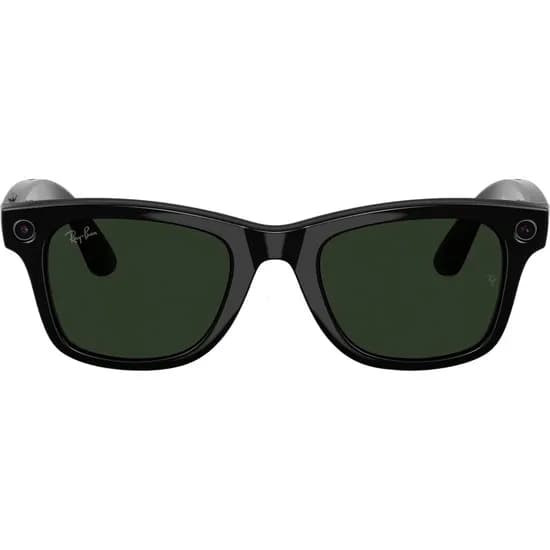Óculos Ray-Ban Meta Wayfarer RW4012 - Lentes Pretas Brilhantes/Verde Grafite