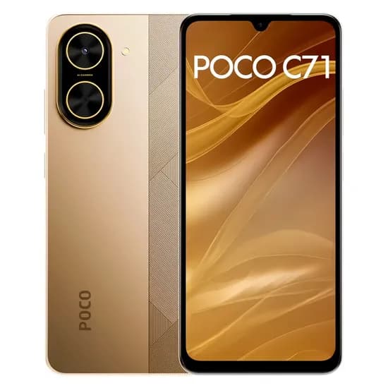 Smartphone Xiaomi Poco C71 Global 64GB 3GB Ram Dual Sim Tela 6.88" Usa - Dourado