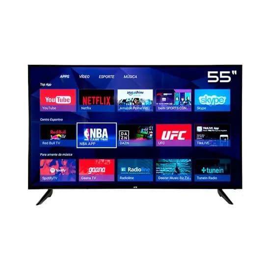 Smart TV LED Hye 55" HYE55ATUX 4K Ultra HD