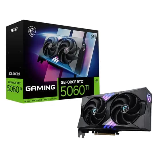Placa de Vídeo MSI Gaming Oc Nvidia Geforce RTX-5060TI 8GB GDDR7 - 912-V536