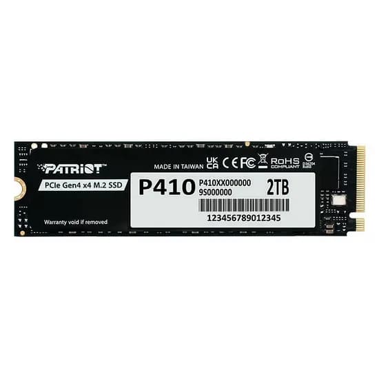 SSD M.2 Patriot P410 2TB Nvme PCI-Exp GEN4 - P410P2TBM28H