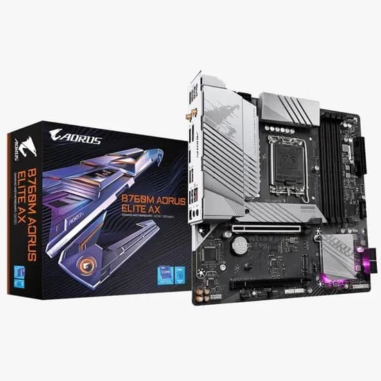 Placa Mãe Intel (1700) Gigabyte B760M Aorus Elite Ax DDR5