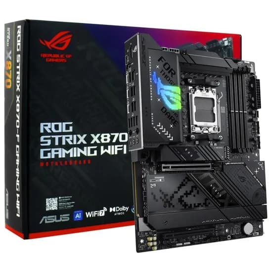 Placa Mãe AMD (AM5) Asus X870-F Rog Strix Gaming Wifi