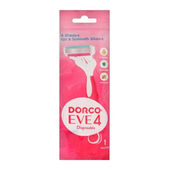 Aparelho para Depilar Descartavel Dorco Eve 4 Fit 4 Lâminas X4 Unidade