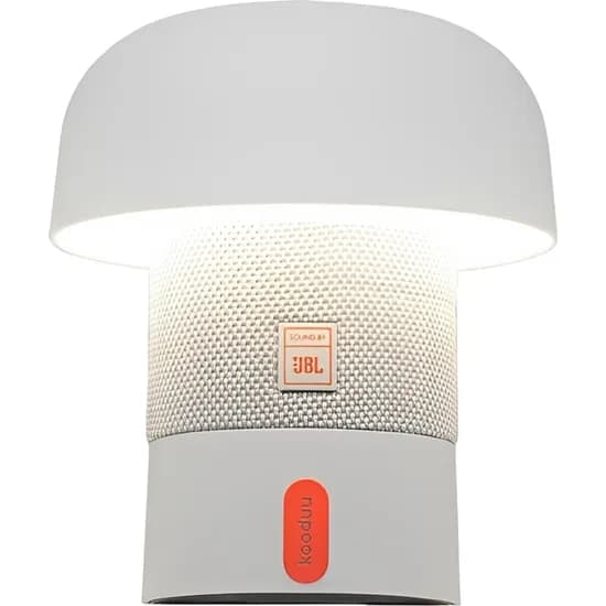 Lâmpada LED com Speaker JBL Kooduu Sensa Mini Play Bluetooth - Cloudy White