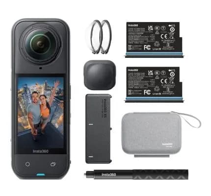 INSTA360 Camara Action X5 Action Cam Cinsaaha Essent Bundle X504 8K 360°