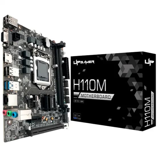 Placa Mãe Up Gamer H110M, Intel LGA 1151, M-ATX, DDR4, M.2 Nvme, HDMI, VGA, UP-H110MDR4