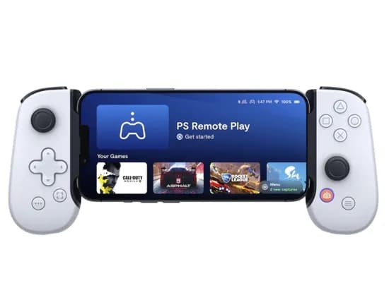 Controle Sem Fio Backbone One para iPhone Playstation Edition - Branco