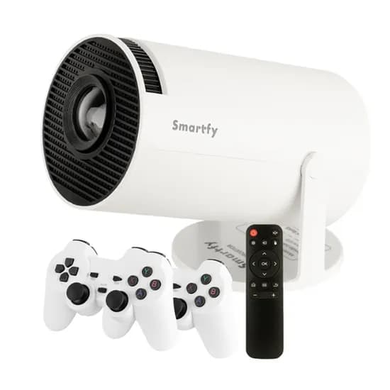 Projetor Smartfy PJ01W Game 4K Wifi Bivolt