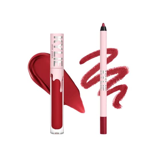 Set de Cosméticos Kylie Jenner Matte Liquid Lipstick & Lip Liner 403 Bite Me 2 Piezas