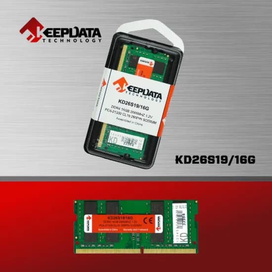 Memóriaória p/Not DDR4 16GB 2666MHZ Keepdata KD26S19/16