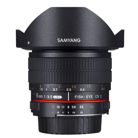 Lente Samyang Canon MF DSLR 8MM F/3.5 Aps-C
