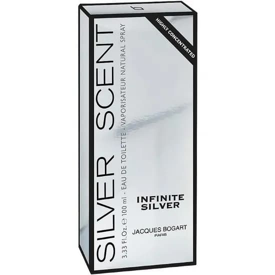 Perfume Jacques Bogart Silver Scent Infinite Silver Eau de Toilette Masculino 100ML