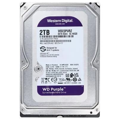 HD SATA3 2TB WD WD23PURZ Purple 5400 Surve Gar/BR
