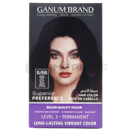 Tintura para Cabelo Da Marca Ganum, 6/66 Loiro Avermelhado