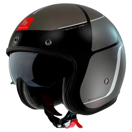 Capacete MT Helmets Le Mans 2 SV s Luther B12 - Aberto - Tamanho XXL - com Óculos Interno - Matt