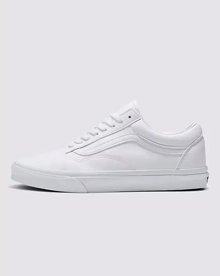 Calzado Vans Old Skool Cuero Unisex Tumble White Cod:VN0A38G1ODJ