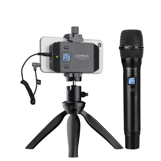 Microfone Comica CVM-WS50H de Mão para Celular